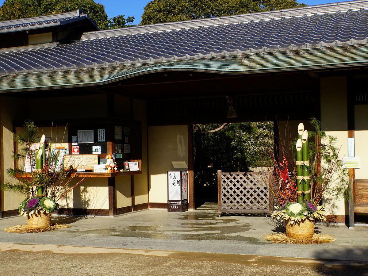 白鳥庭園的新年