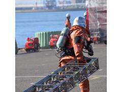 Nagoya City Fire Department New Year Ceremony and Drills