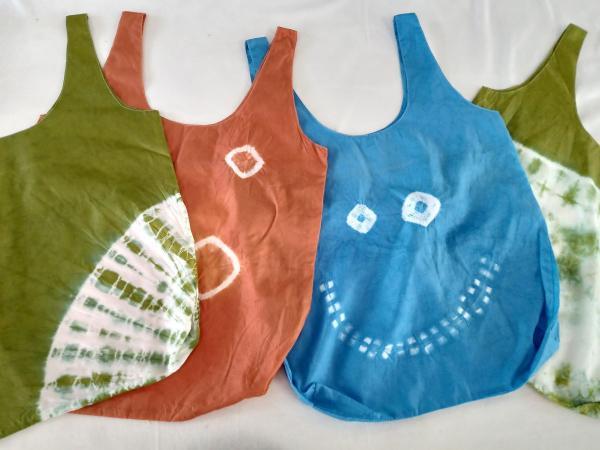 Arimatsu/Narumi Shibori tie-dyeing (eco-friendly tote bag)