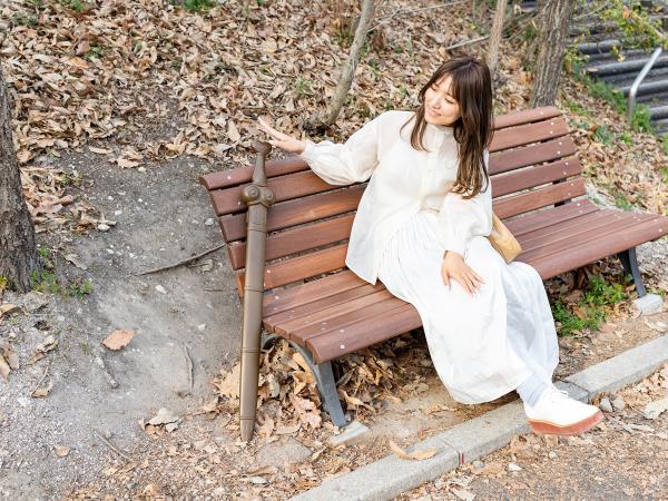 Ghibli Park bench