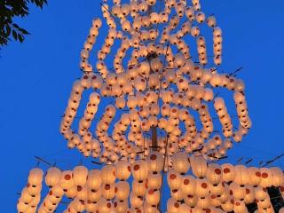 八坂神社提灯祭りと美濃路まち歩き